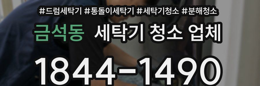금석동 세탁기 청소 업체