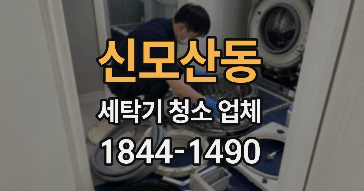 신모산동 세탁기 청소 업체