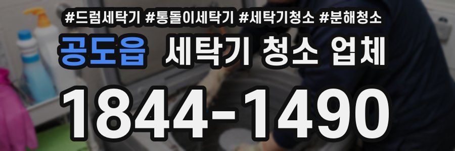 공도읍 세탁기 청소 업체