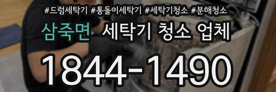 삼죽면 세탁기 청소 업체