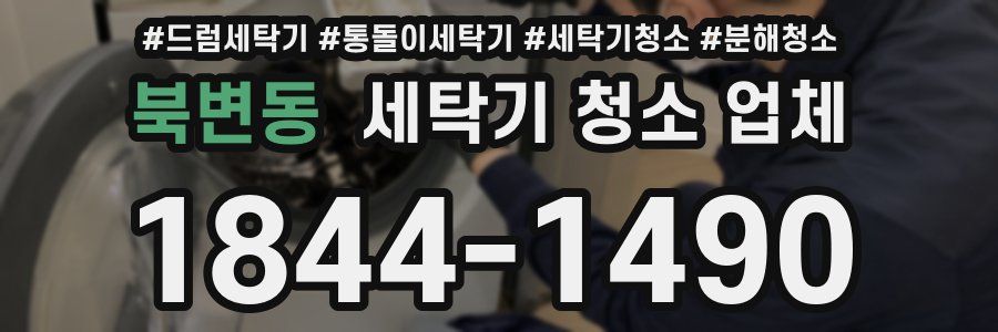 북변동 세탁기 청소 업체