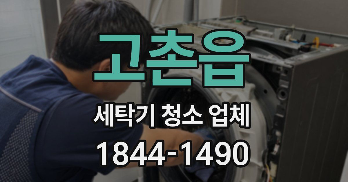 고촌읍 세탁기 청소 업체