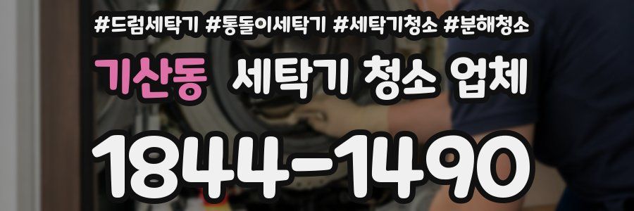 기산동 세탁기 청소 업체