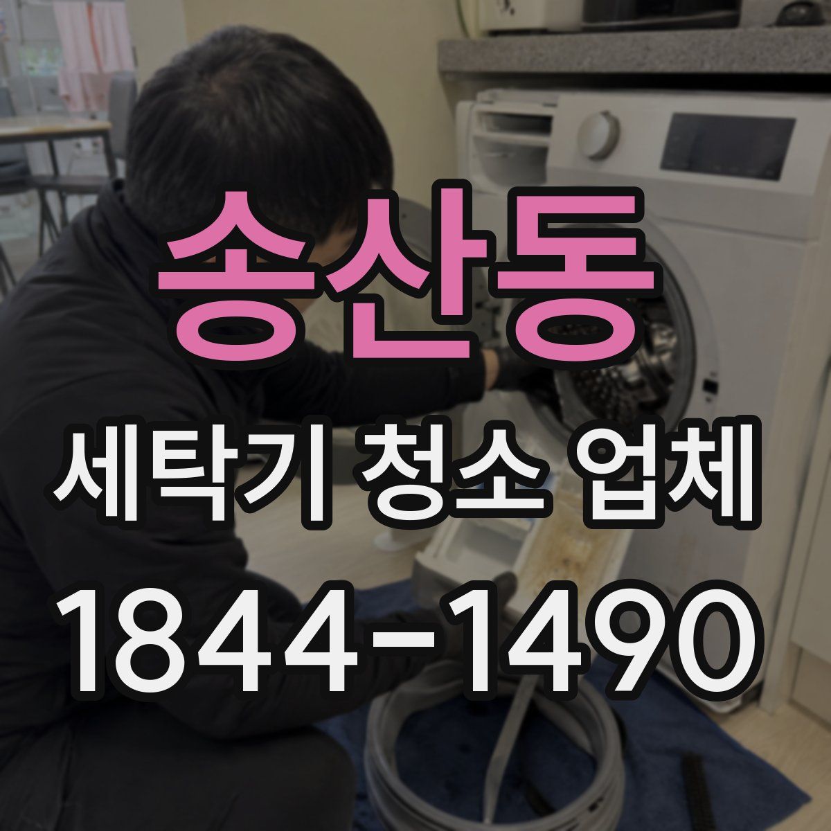 송산동 세탁기 청소 업체