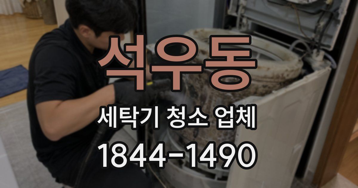 석우동 세탁기 청소 업체