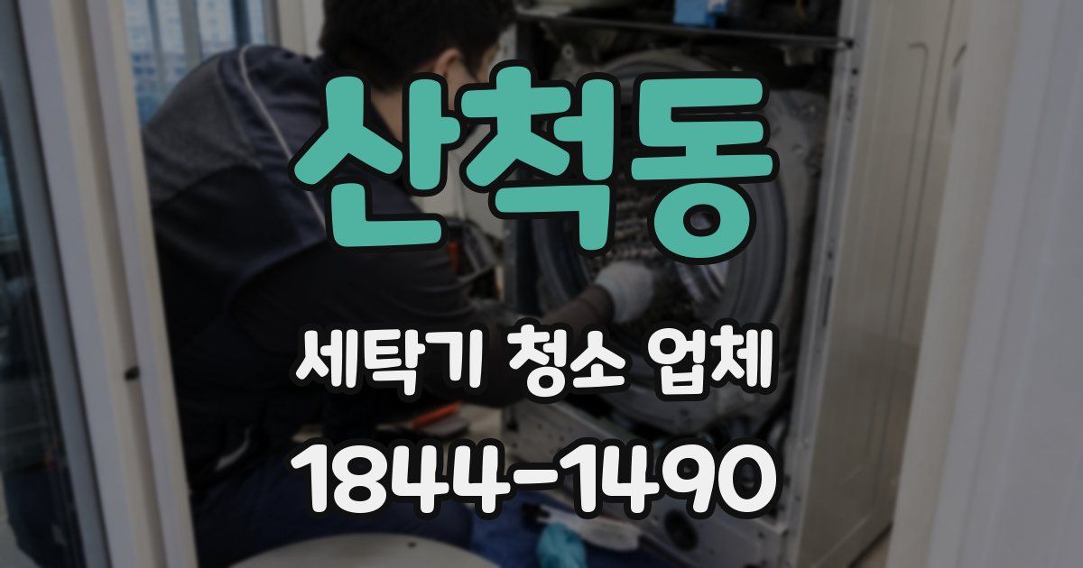 산척동 세탁기 청소 업체