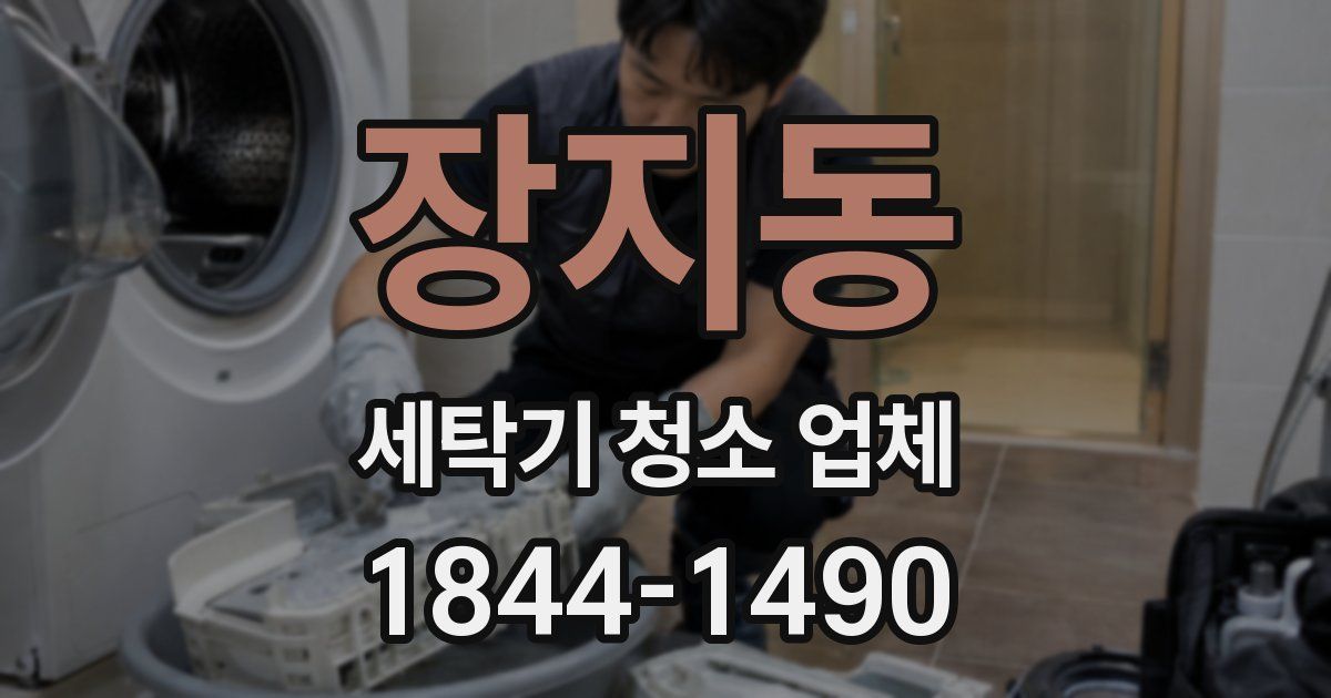 장지동 세탁기 청소 업체