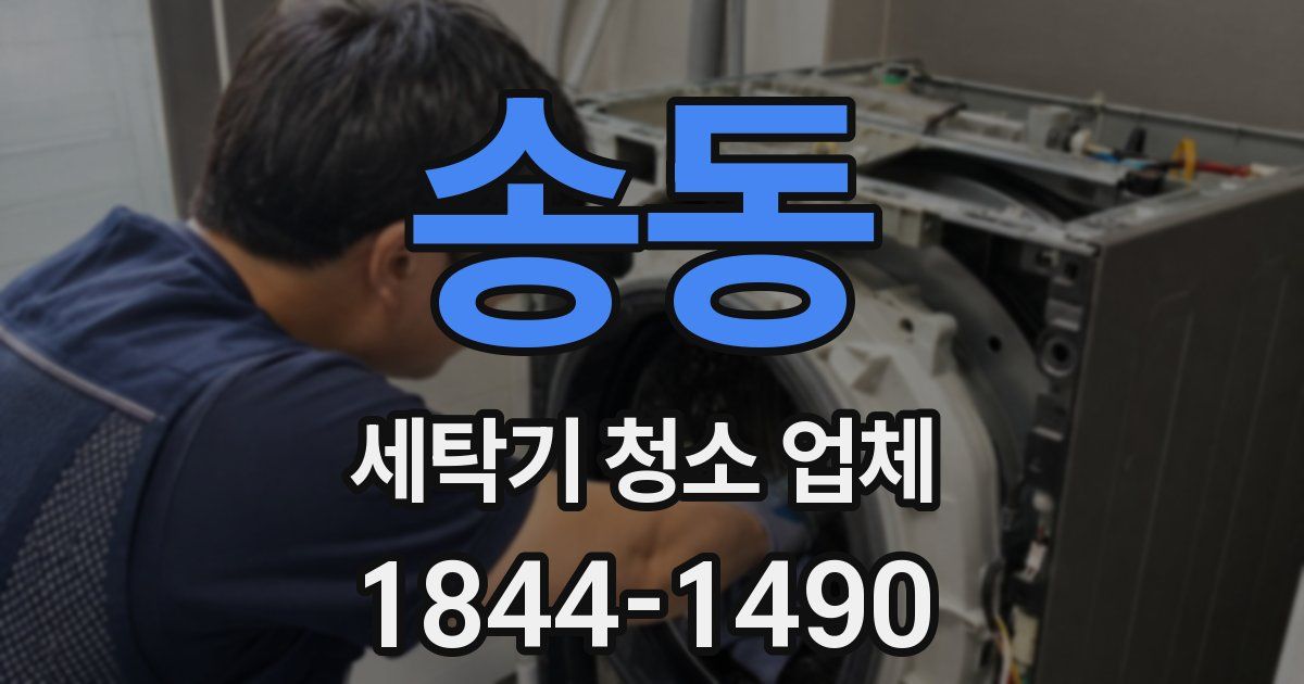 송동 세탁기 청소 업체