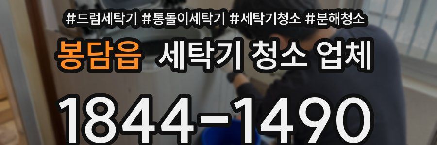 봉담읍 세탁기 청소 업체