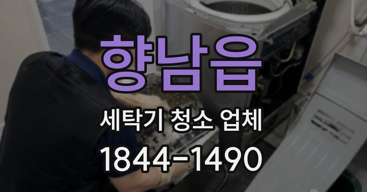 향남읍 세탁기 청소 업체