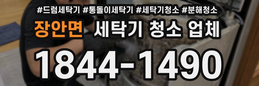 장안면 세탁기 청소 업체