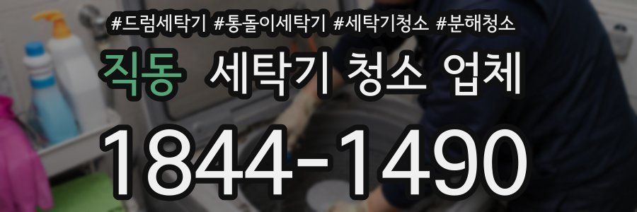 직동 세탁기 청소 업체