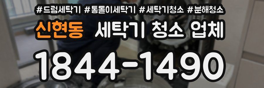 신현동 세탁기 청소 업체
