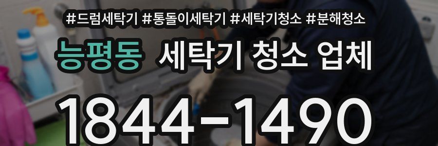 능평동 세탁기 청소 업체