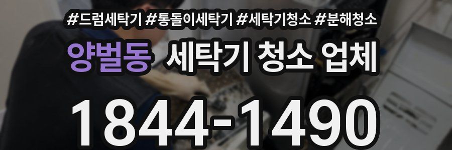 양벌동 세탁기 청소 업체