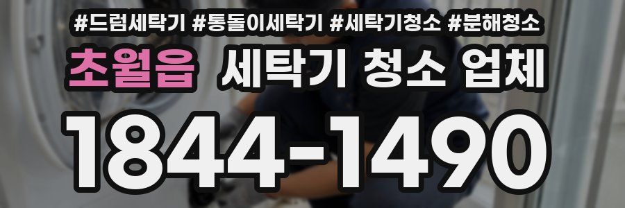 초월읍 세탁기 청소 업체
