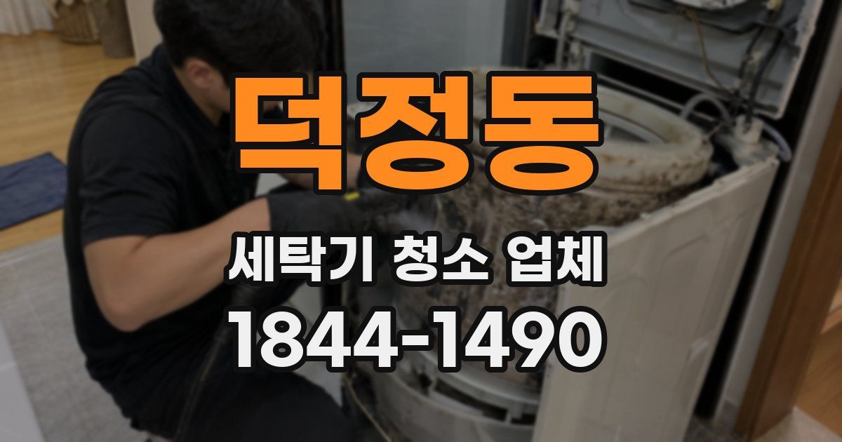 덕정동 세탁기 청소 업체
