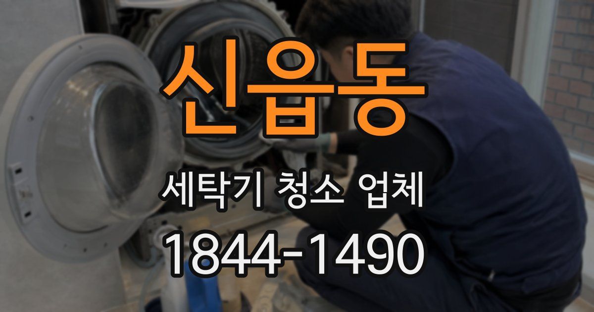 신읍동 세탁기 청소 업체