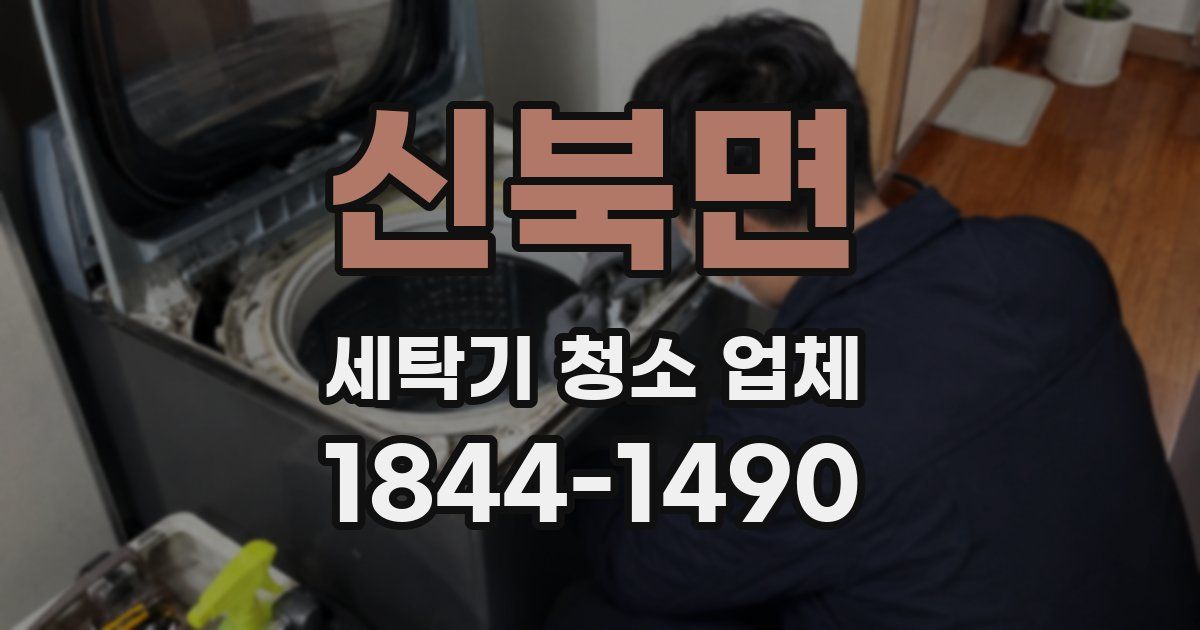 신북면 세탁기 청소 업체
