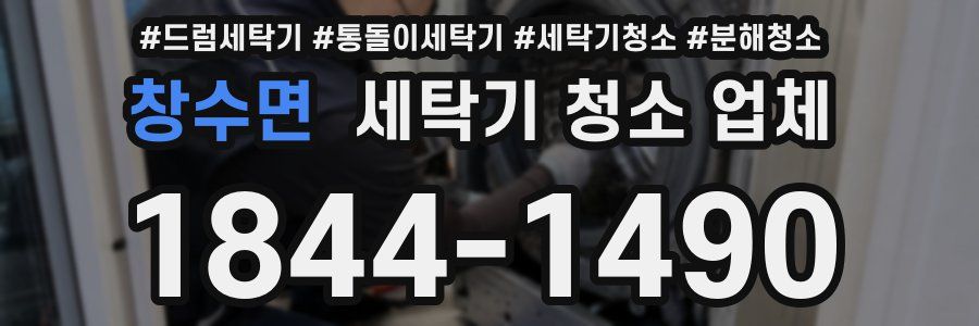 창수면 세탁기 청소 업체