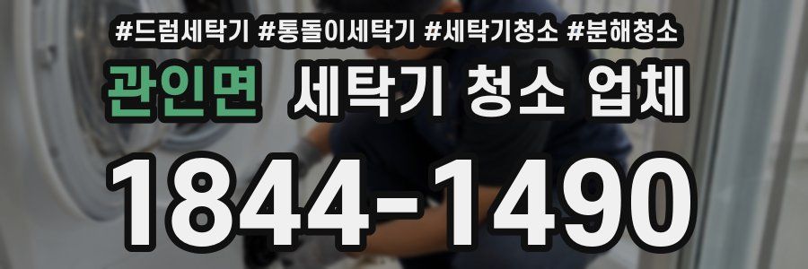 관인면 세탁기 청소 업체