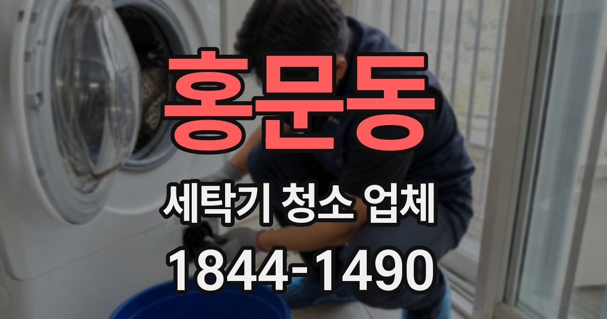 홍문동 세탁기 청소 업체
