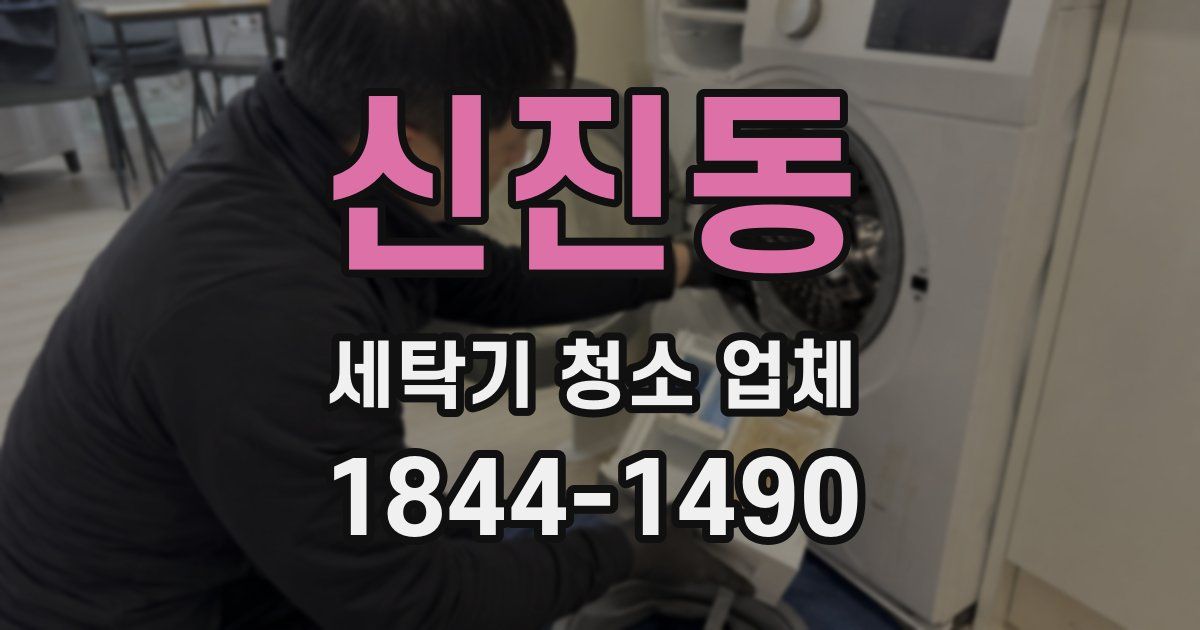 신진동 세탁기 청소 업체
