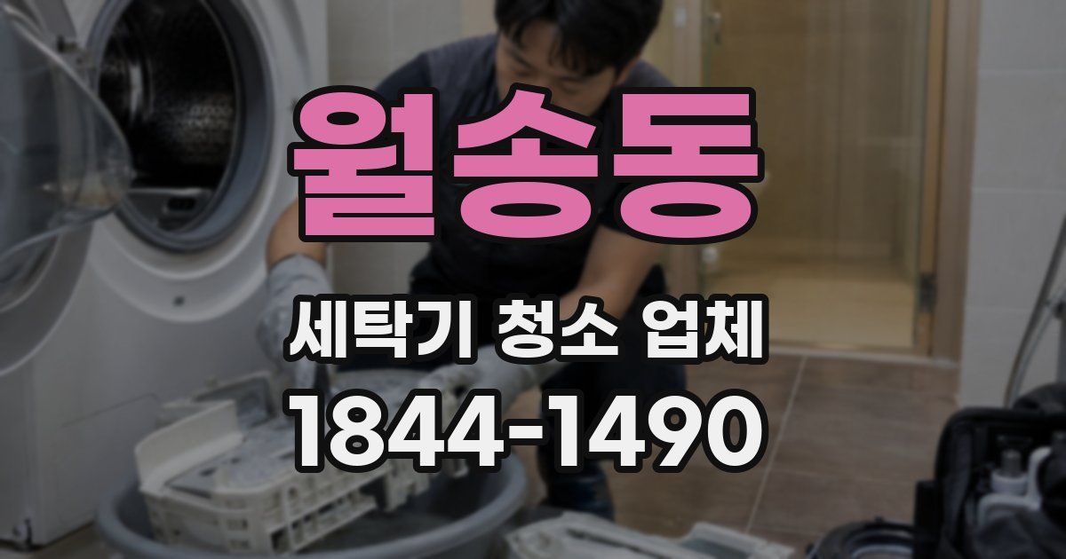 월송동 세탁기 청소 업체