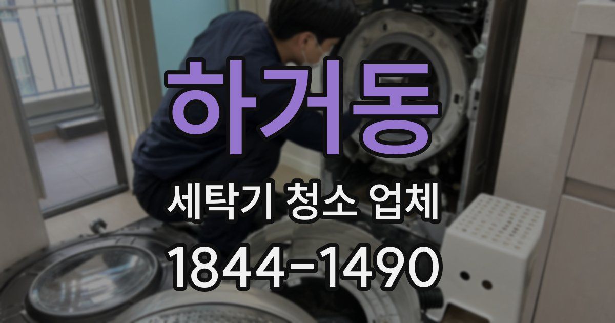 하거동 세탁기 청소 업체