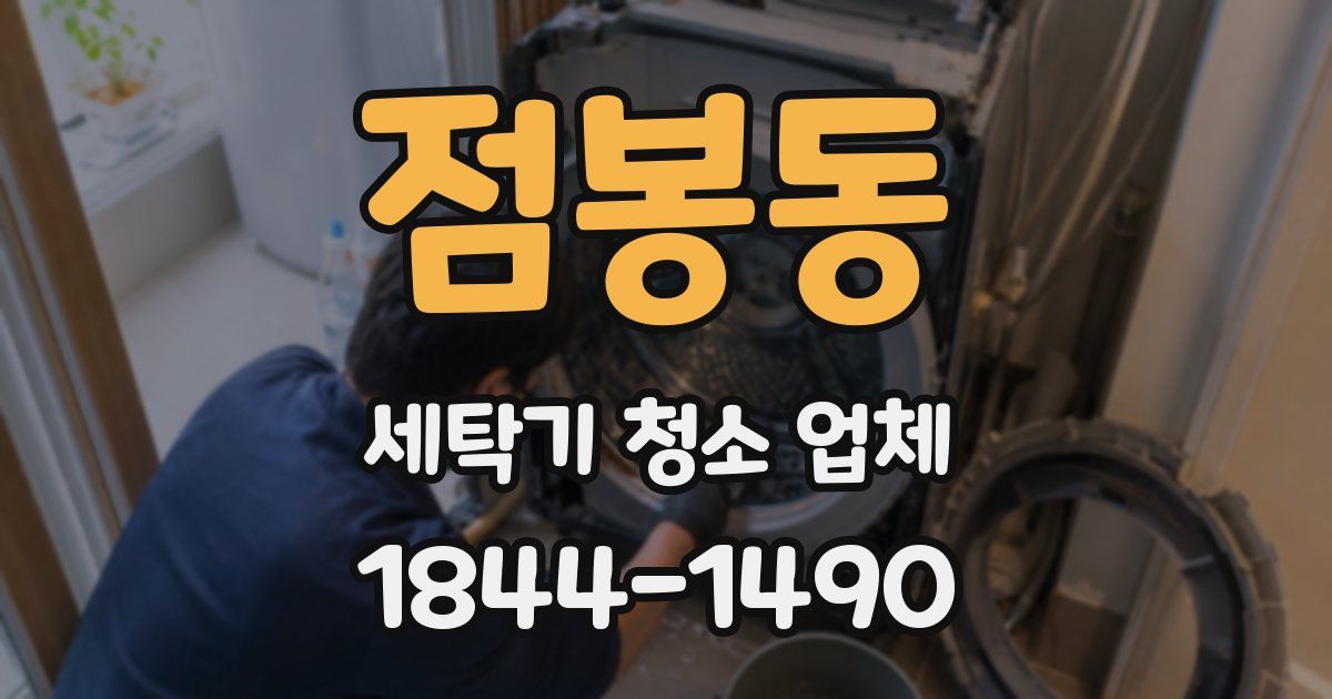 점봉동 세탁기 청소 업체