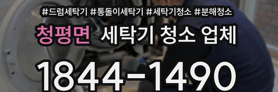 청평면 세탁기 청소 업체