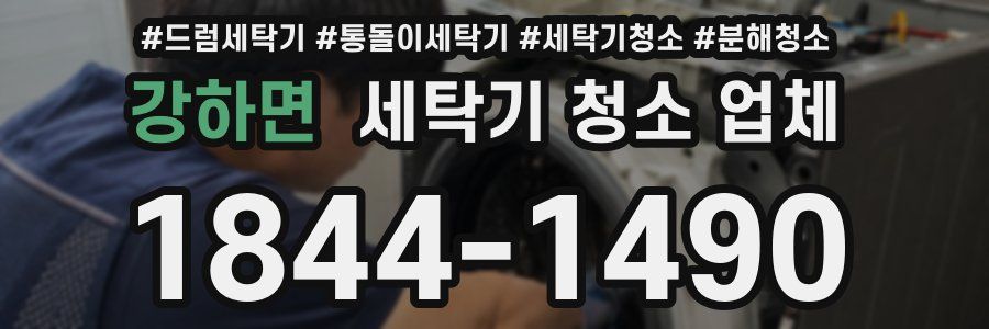 강하면 세탁기 청소 업체