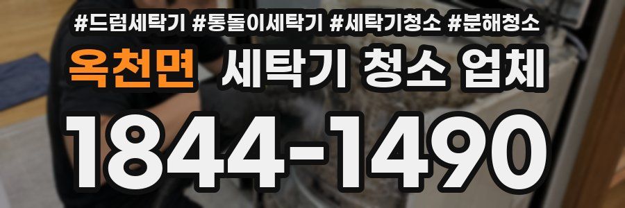 옥천면 세탁기 청소 업체