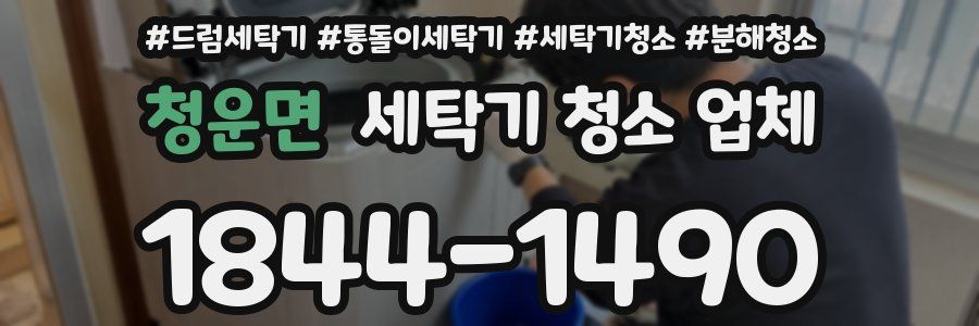 청운면 세탁기 청소 업체