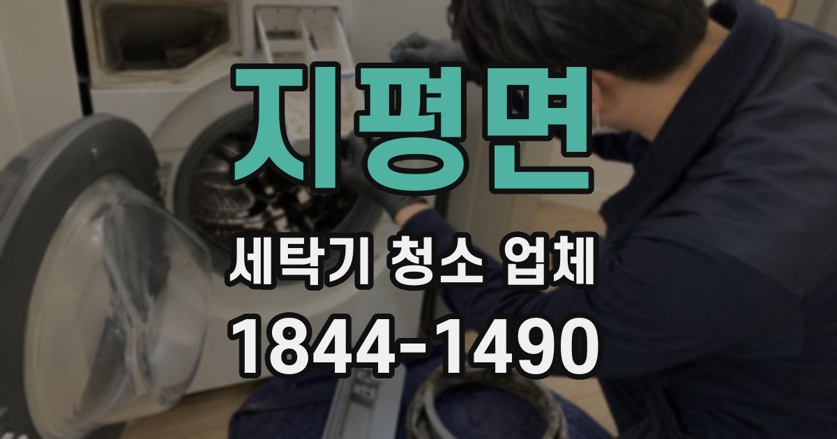지평면 세탁기 청소 업체