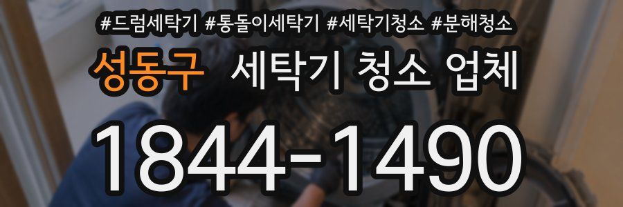 성동구 세탁기 청소 업체