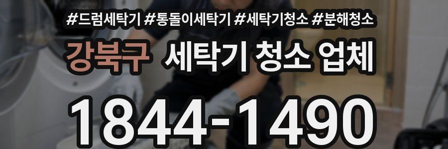 강북구 세탁기 청소 업체