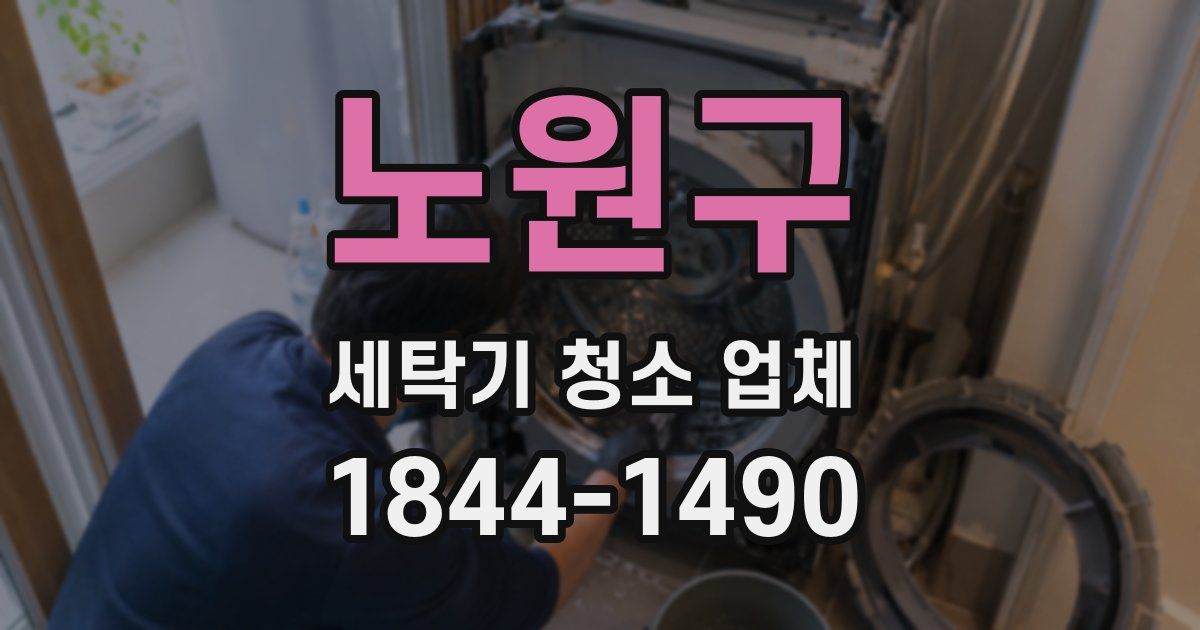 노원구 세탁기 청소 업체
