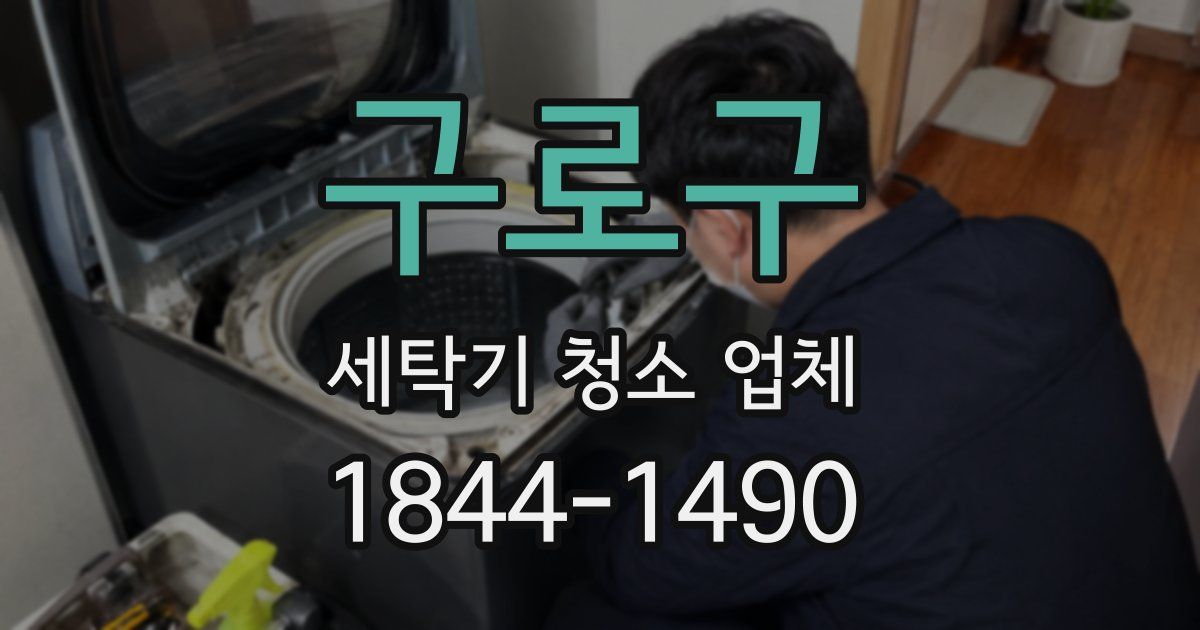 구로구 세탁기 청소 업체