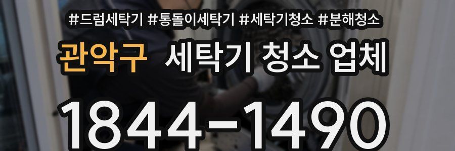 관악구 세탁기 청소 업체