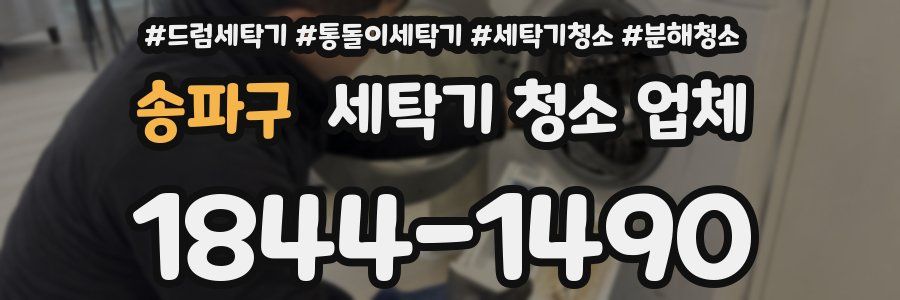 송파구 세탁기 청소 업체