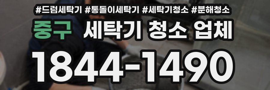 중구 세탁기 청소 업체