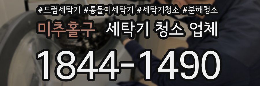 미추홀구 세탁기 청소 업체