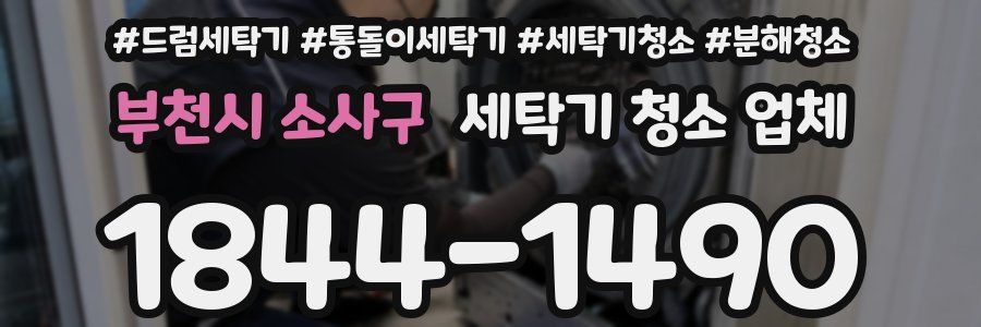 부천시 소사구 세탁기 청소 업체