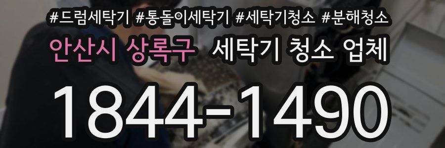 안산시 상록구 세탁기 청소 업체