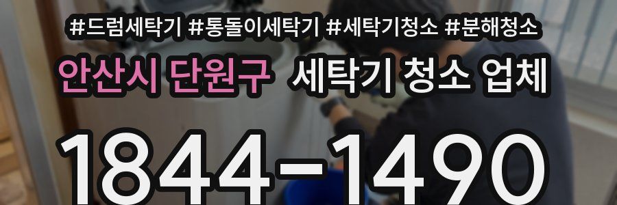 안산시 단원구 세탁기 청소 업체