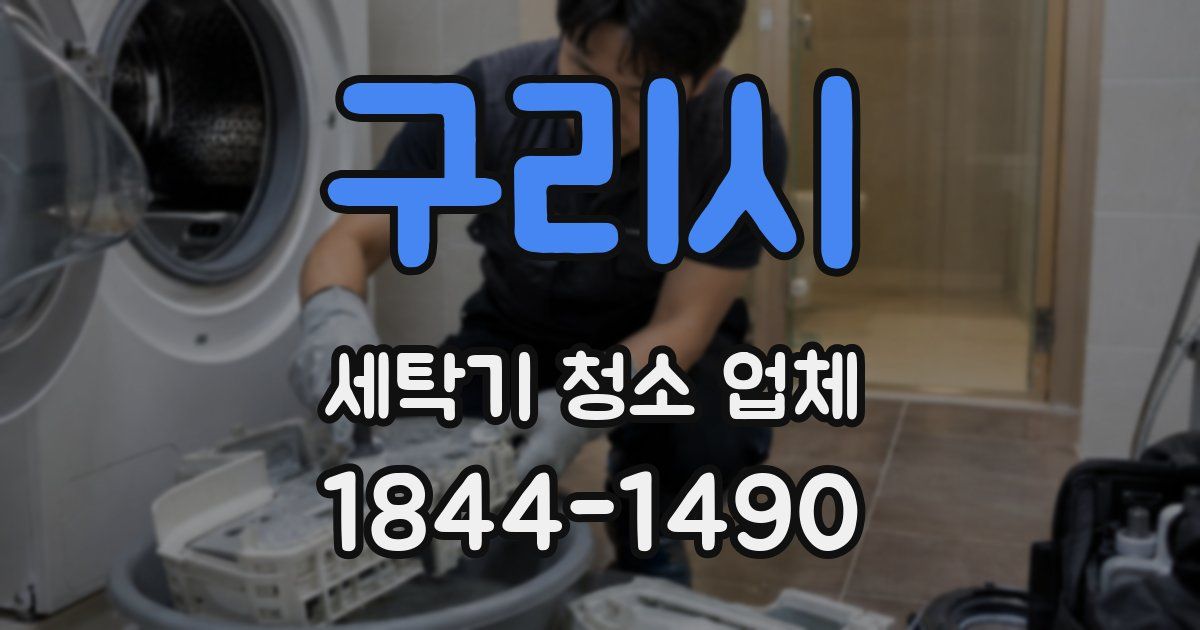 구리시 세탁기 청소 업체