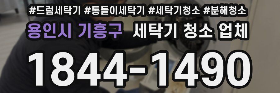 용인시 기흥구 세탁기 청소 업체