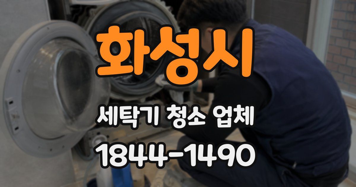 화성시 세탁기 청소 업체
