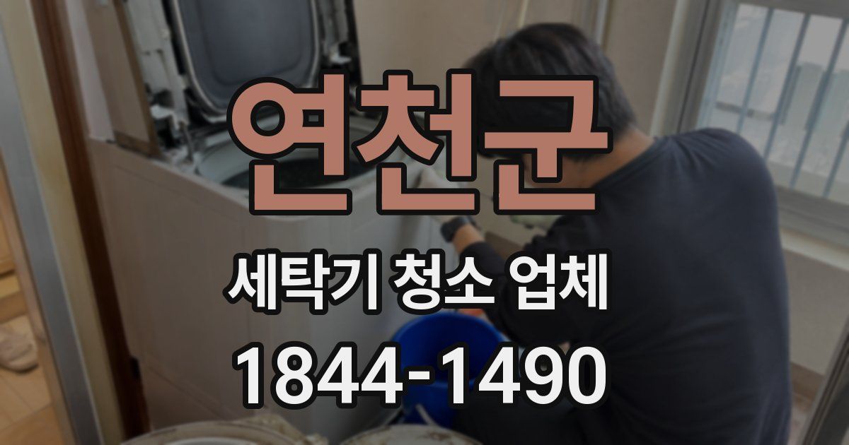 연천군 세탁기 청소 업체
